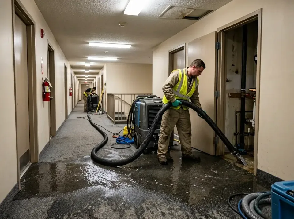 multi-unit-apartment-hallway-f-005 — frequently asked questions, Emergency Burst Pipe Water Extraction & Removal in Sergeant…